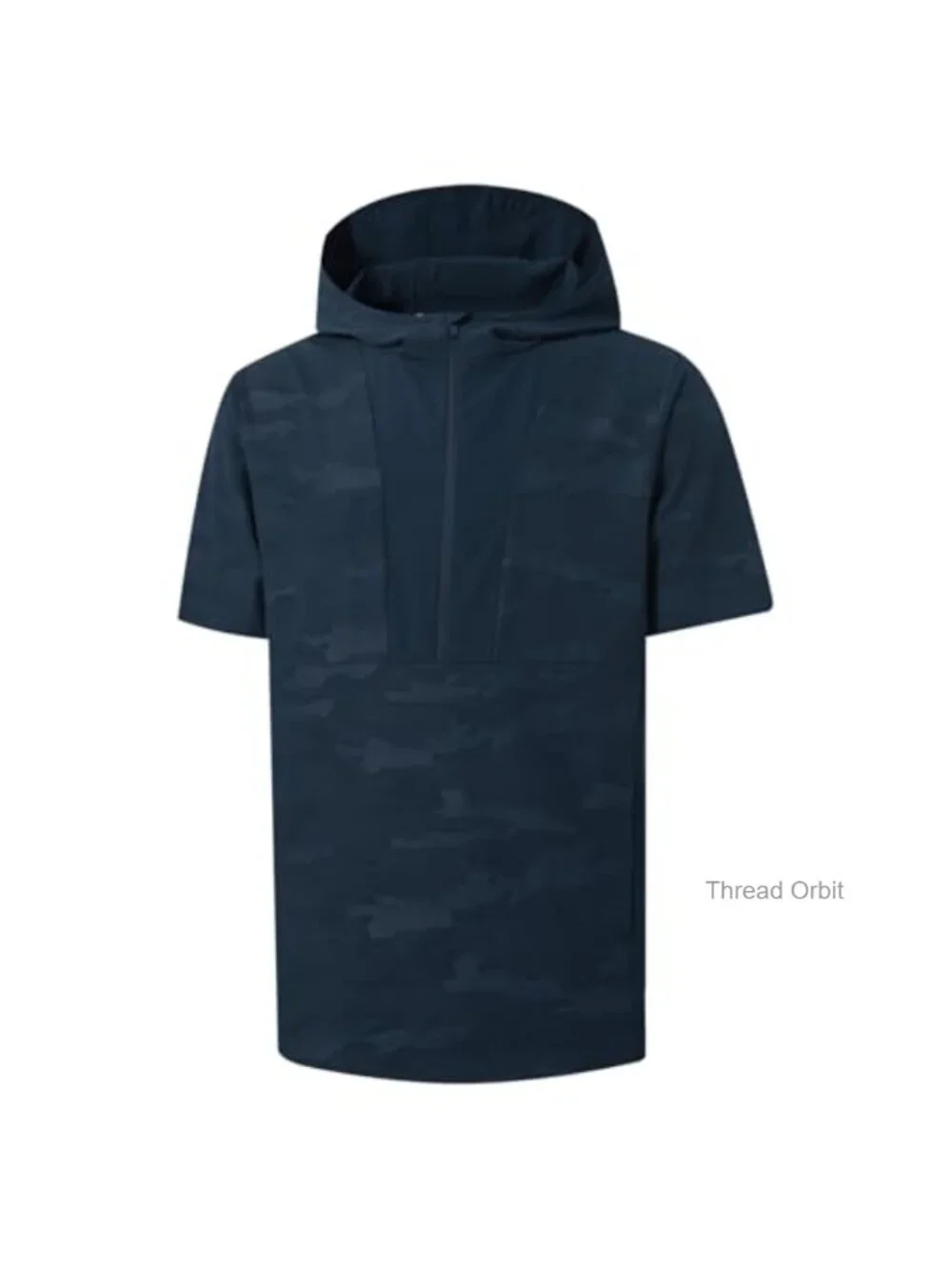Quarter Zip Pullover Hoodie Men Short Sleeve Golf Lightweight Water Repellent